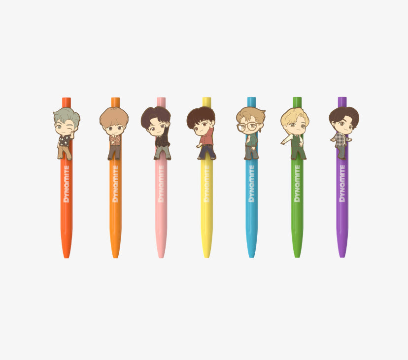 BTS TinyTAN Official PVC Gel Pen - Dynamite Ver - Kpop Omo