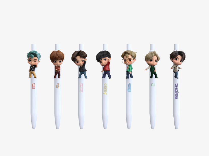 BTS TinyTAN Official PVC Gel Pen - Dynamite Ver - Kpop Omo