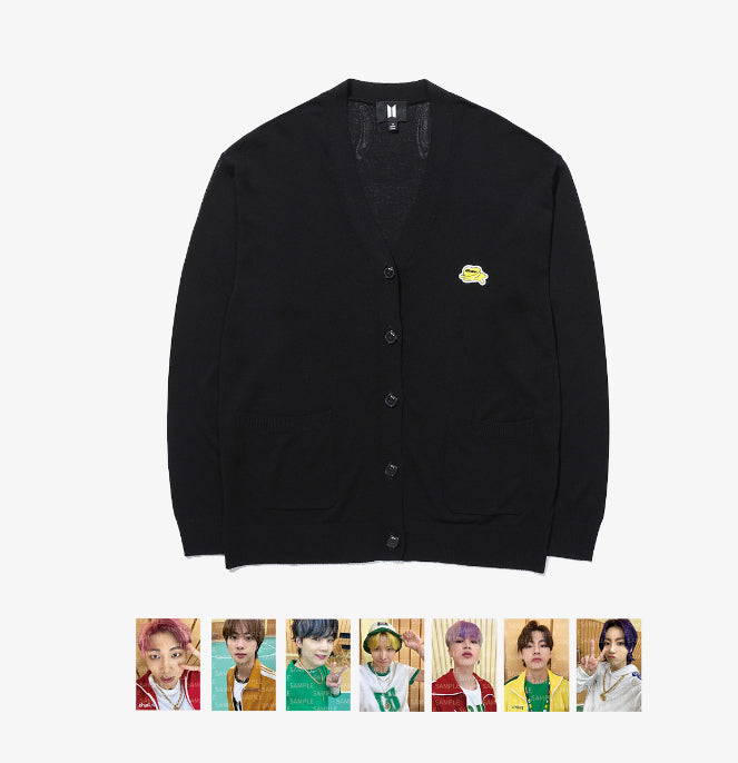 BTS Official Butter Merch - Cardigan (Black) – Kpop Omo