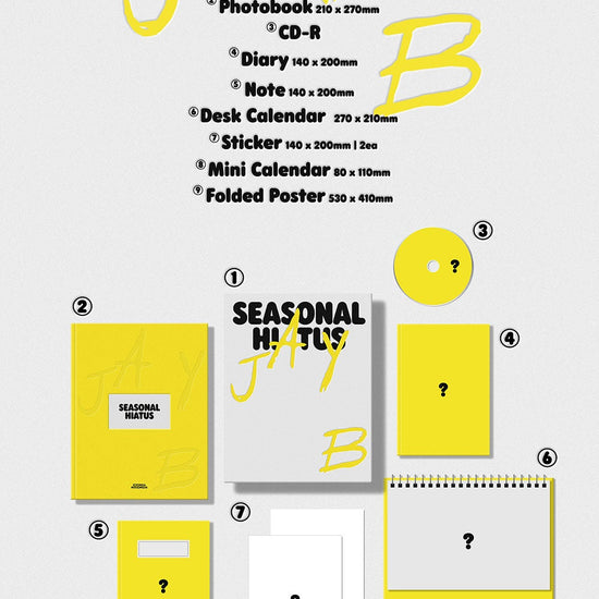 GOT7 JAY B Special Album - Seasonal Hiatus - Kpop Omo