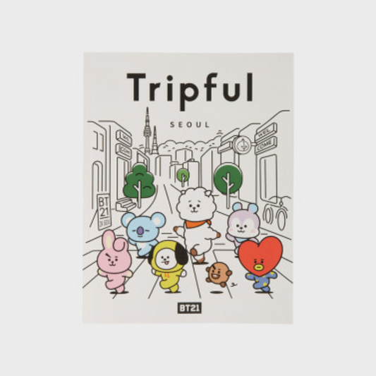 BTS x BT21 TRIPFUL SEOUL TRIP GUIDE BOOK