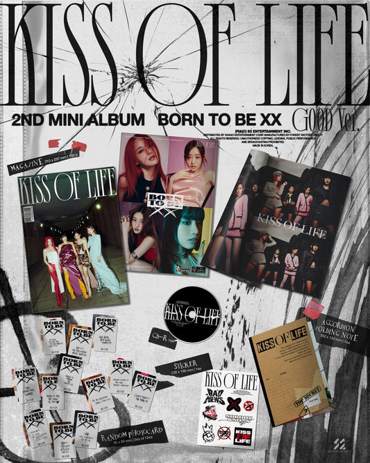 KISS OF LIFE 2ND MINI ALBUM  - BORN TO BE XX