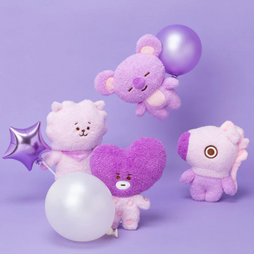BTS x BT21 - Purple Edition Plush And Bag Charm – Kpop Omo