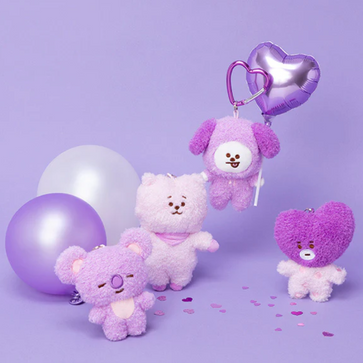 DCT♡bts！ BTS x BT21 - Purple Edition Plush And Bag Charm – Kpop Omo