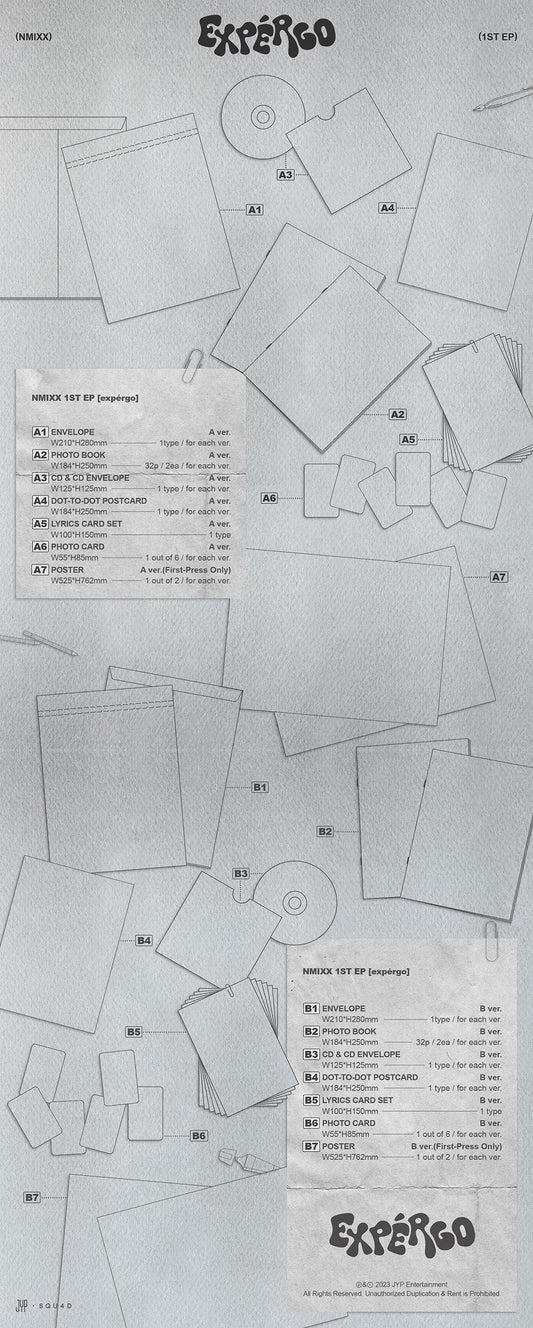NMIXX 1st EP アルバム - EXPERGO