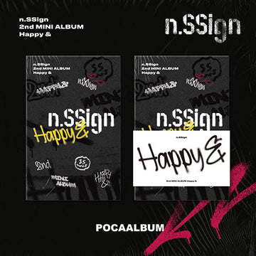 N.SSIGN 2ND MINI ALBUM - HAPPY & (POCAALBUM VER.)