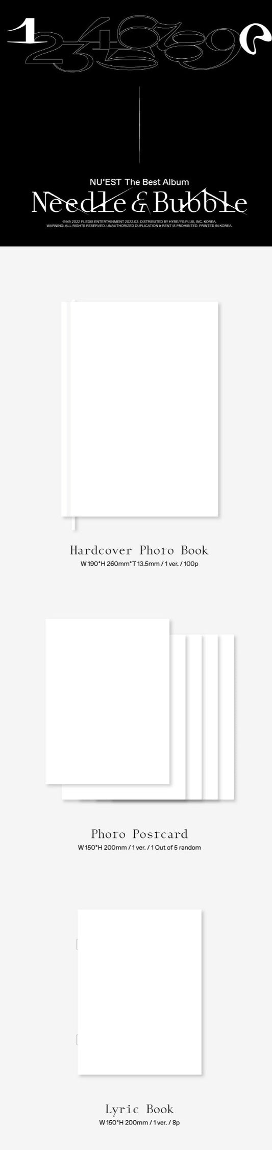 NUâ€™EST - THE BEST ALBUM NEEDLE BUBBLE - Kpop Omo