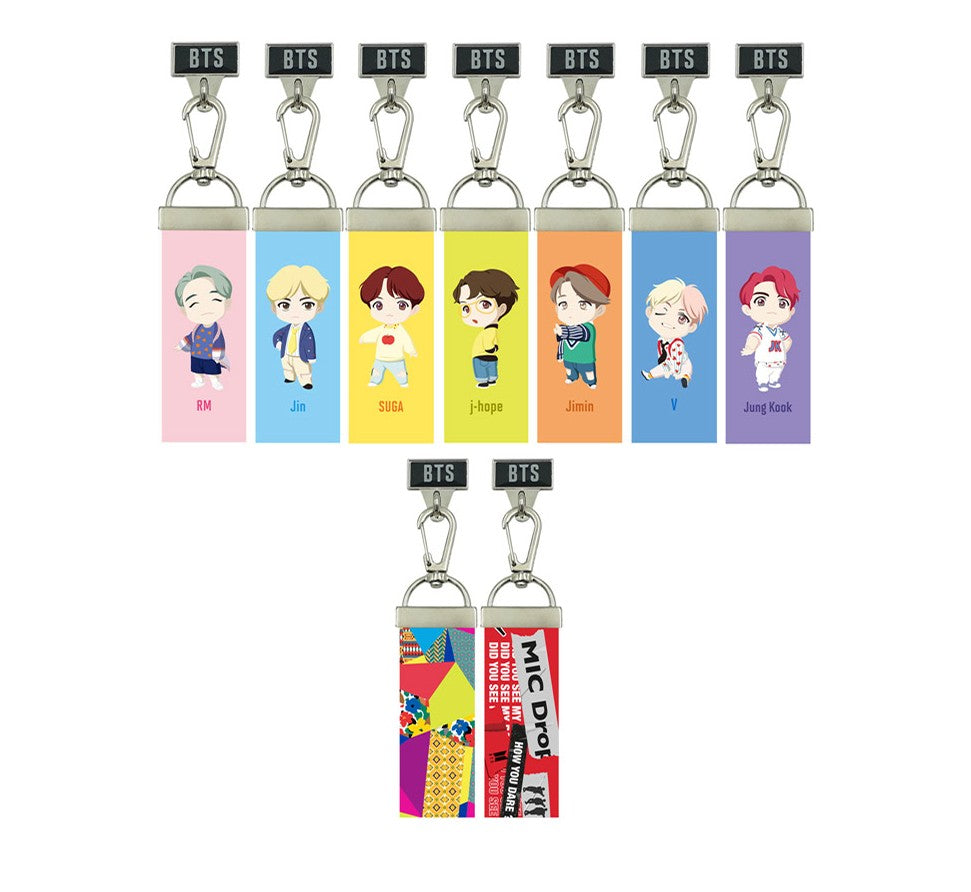 Official BTS Character - Phone Finger Strap