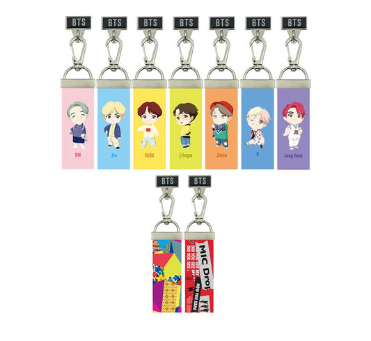 Official BTS Character - Phone Finger Strap - Kpop Omo