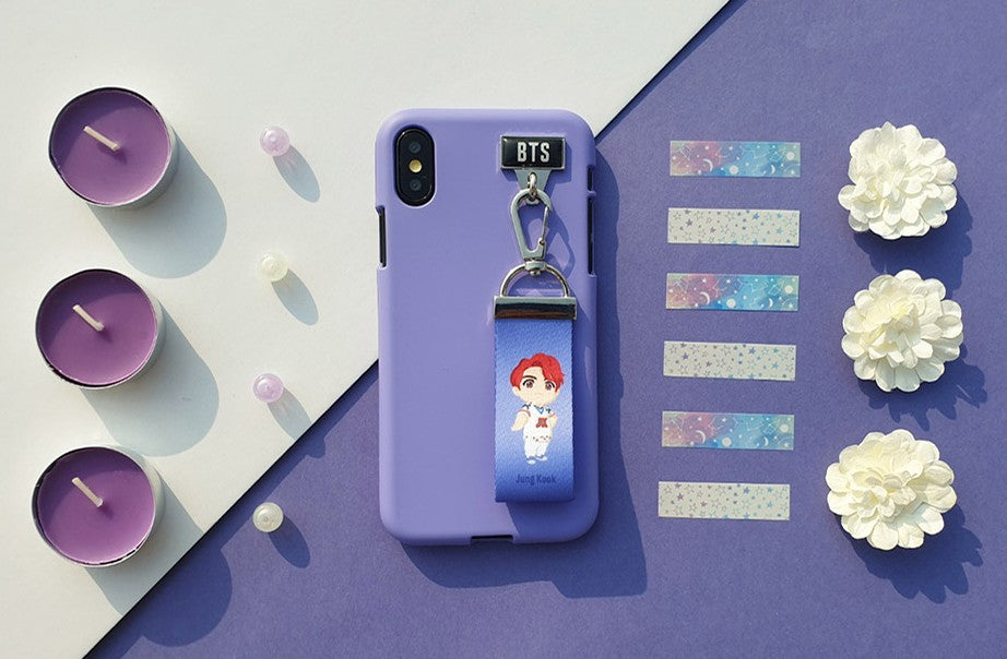 Official BTS Character - Phone Finger Strap - Kpop Omo