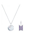 Official BTS x STONEHENgE Jewerly - Birth Charm Set - Kpop Omo