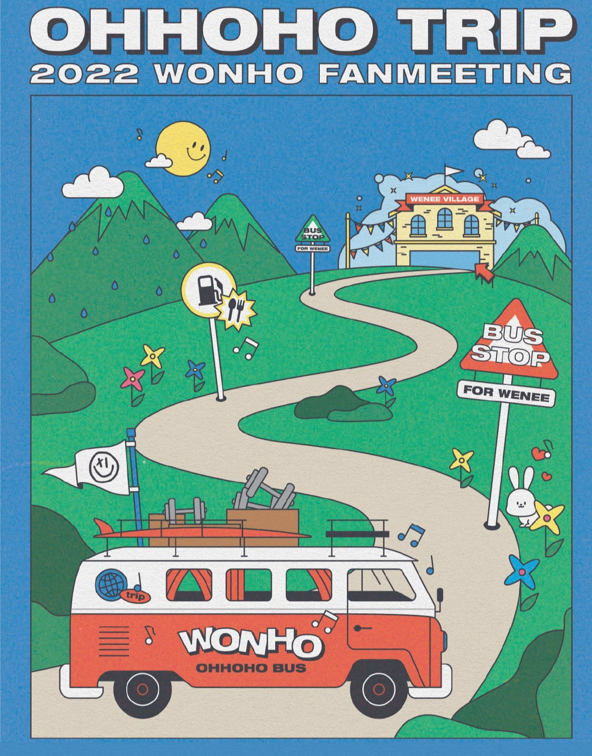 WONHO - FANMEETING OHHOHO TRIP OFFICIAL MD - Kpop Omo