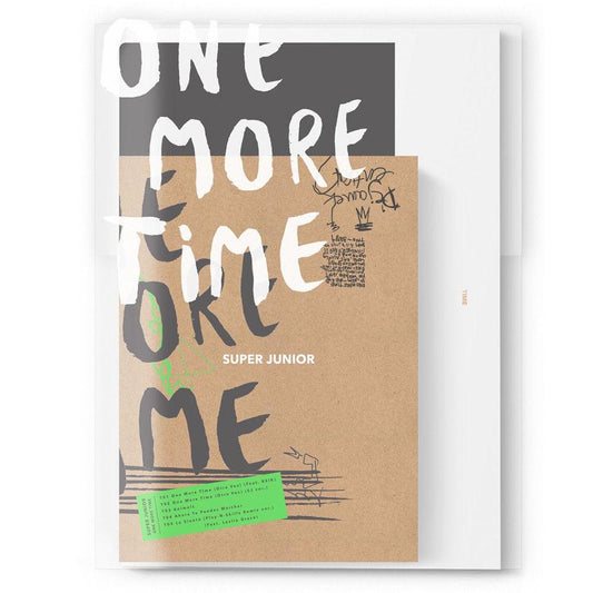 슈퍼주니어 SUPER JUNIOR- ONE MORE TIME Mini Album (Regular Version) - Kpop Omo