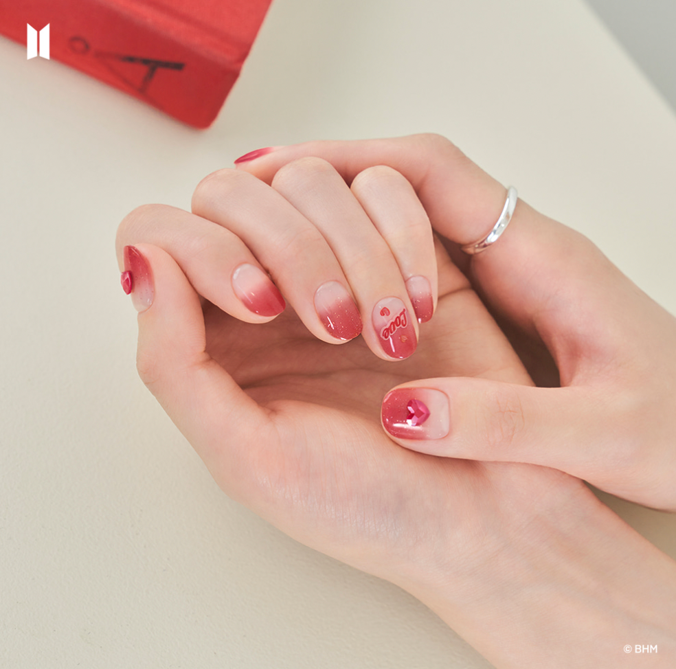 BTS x Jellymix Collab: Boy With Luv Gel Nail Collection - Kpop Omo