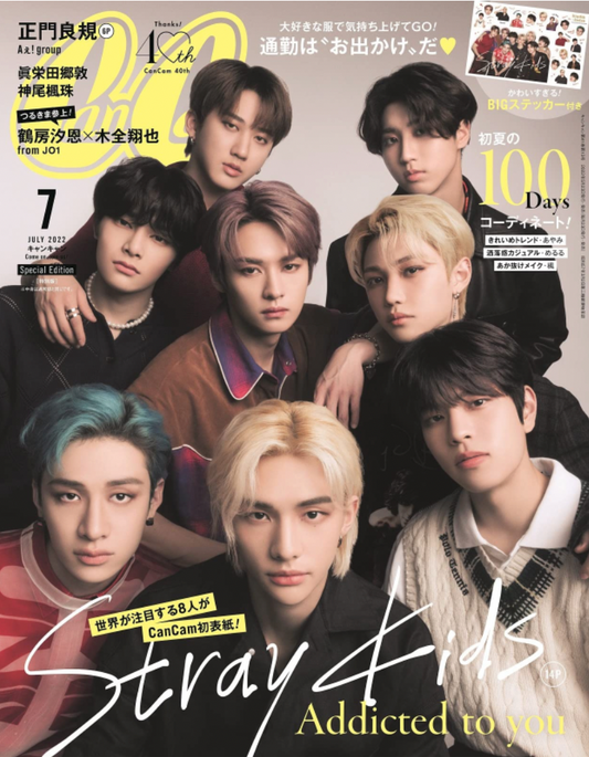 STRAY KIDS on CANCAM Japan Magazine - July 2022 Issue - Kpop Omo