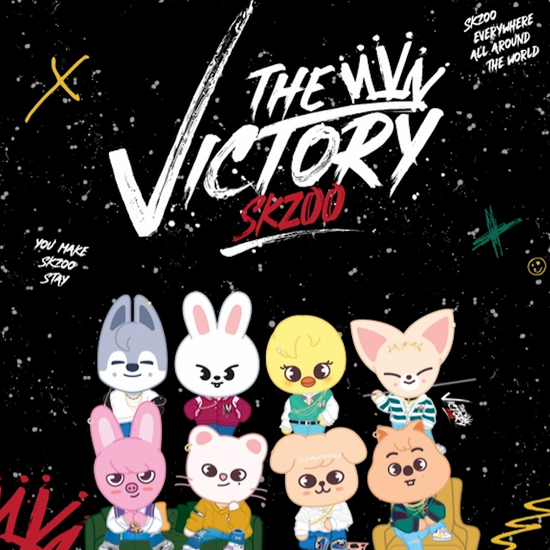 Stray Kids x SKZOO "Victory" Pop Up MD (SKZ x SKZOO Character Options) - Kpop Omo