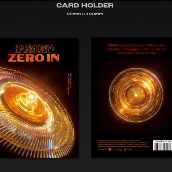 P1Harmony 4TH MINI ALBUM - HARMONY : ZERO IN - Kpop Omo