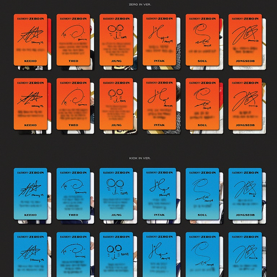 P1Harmony 4TH MINI ALBUM - HARMONY : ZERO IN - Kpop Omo