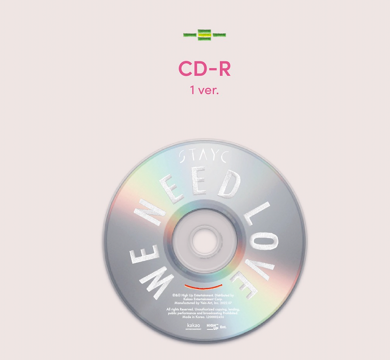 STAYC 3rd Mini Album - WE NEED LOVE CD [Digipack Ver] - Kpop Omo
