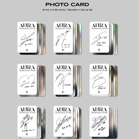 Golden Child 6th Mini Album - Aura (Photobook Ver, Limited Edition) - Kpop Omo