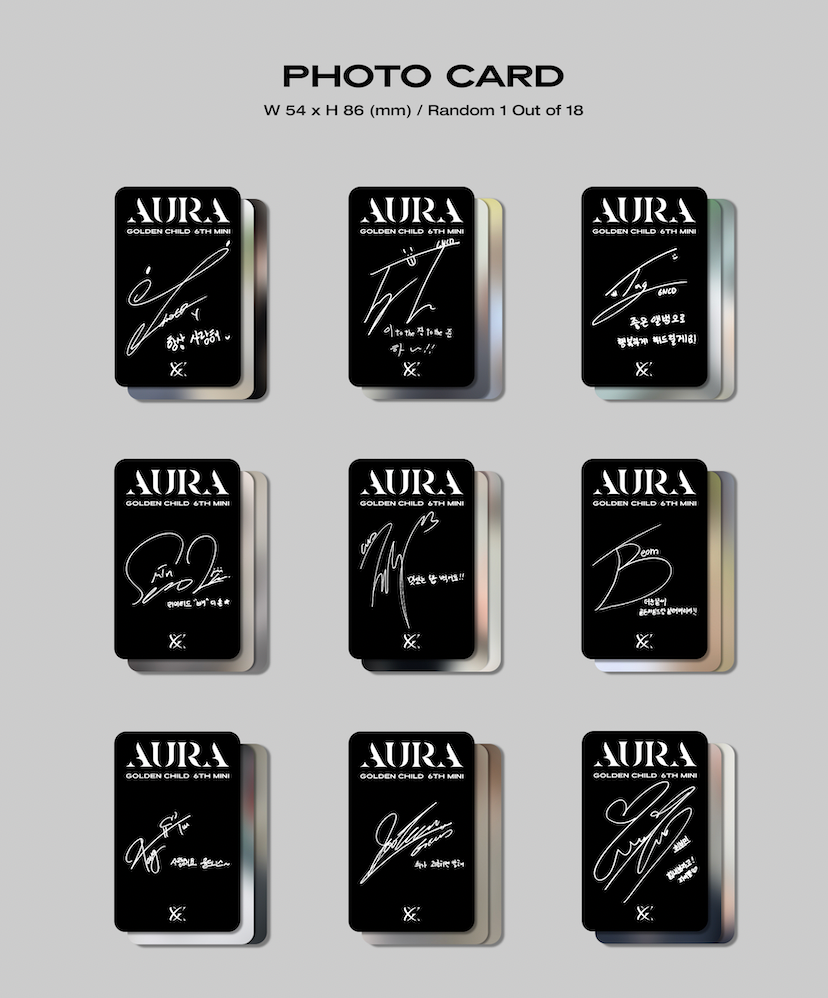 Golden Child 6th Mini Album - Aura (Compact Ver) - Kpop Omo