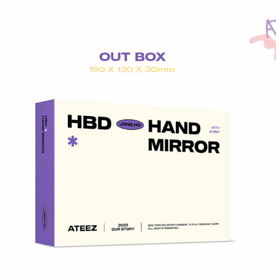 ATEEZ JONGHO - HBD [OUR STORY] HAND MIRROR - Kpop Omo