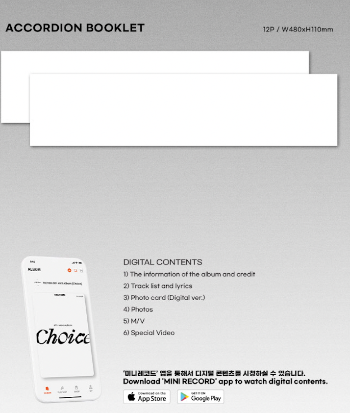 VICTON 8th Mini Album [Choice] Platform Version Kpop Omo