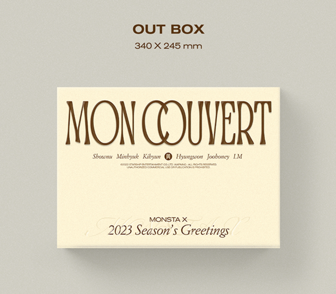 Monsta X 2023 Season's Greetings MON COUVERT - Kpop Omo