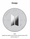 BTS 10th Anniversary Commemorative Medal (Silver 1/2oz) - Kpop Omo