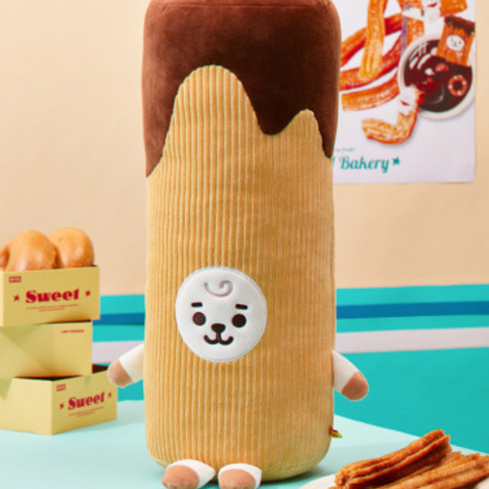 BTS x BT21 Sweet Things Collection - RJ Churro Body Pillow - Kpop Omo