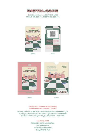 SEVENTEEN - 2022 セブンティーン イン カラットランド メモリーブック