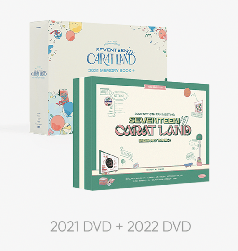 SEVENTEEN - 2022 Seventeen in Caratland Memory Book + DVD Digital Code - Kpop Omo