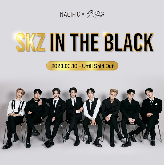 Stray Kids x Nacific - SKZ in Black UYU Cream Set