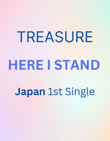 Treasure's Japan 1st Single Album - Here I Stand - Kpop Omo