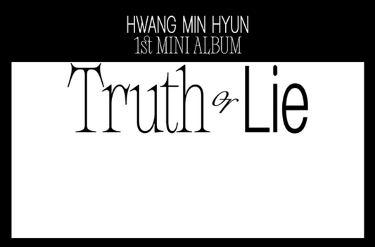 Hwang Min Hyun - Truth or Lie Official Merch