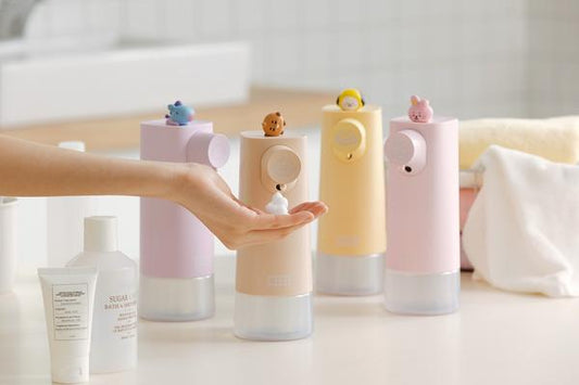 Official BTS x BT21 Baby Automatic Soap Dispenser - Kpop Omo