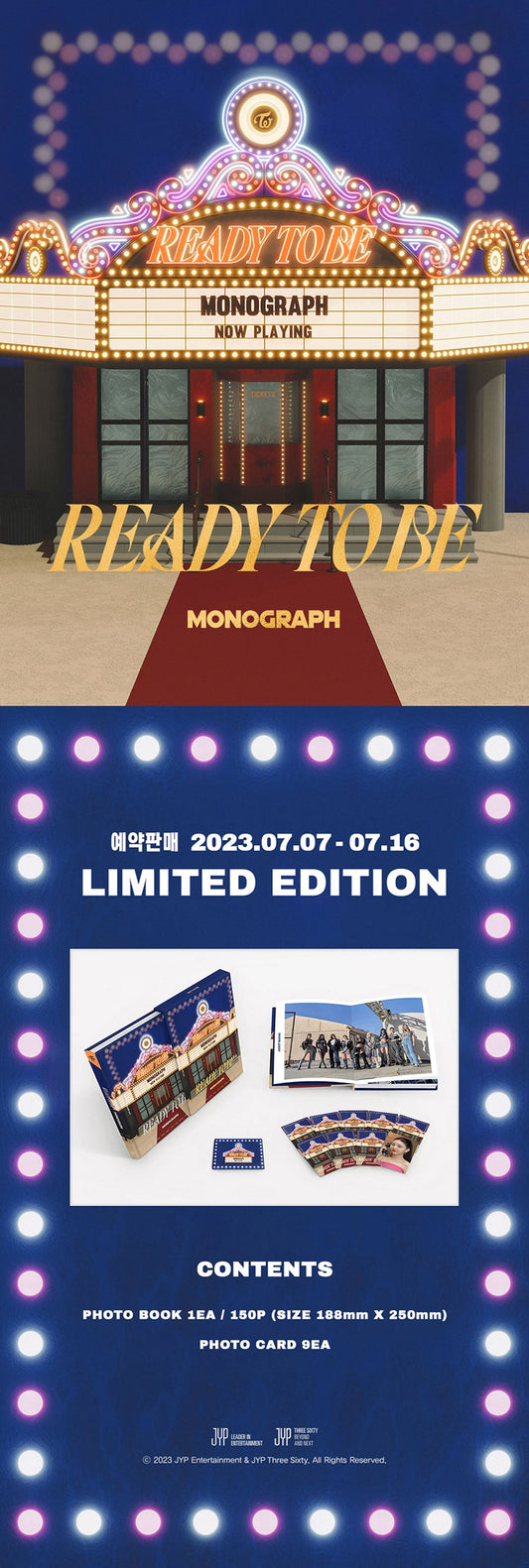 TWICE MONOGRAPH READY TO BE PHOTO BOOK (LIMITED EDITION)