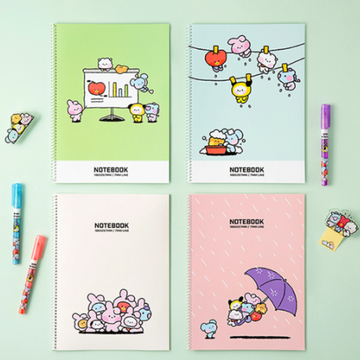 BTS x BT21 7MM LINE SPRING NOTE