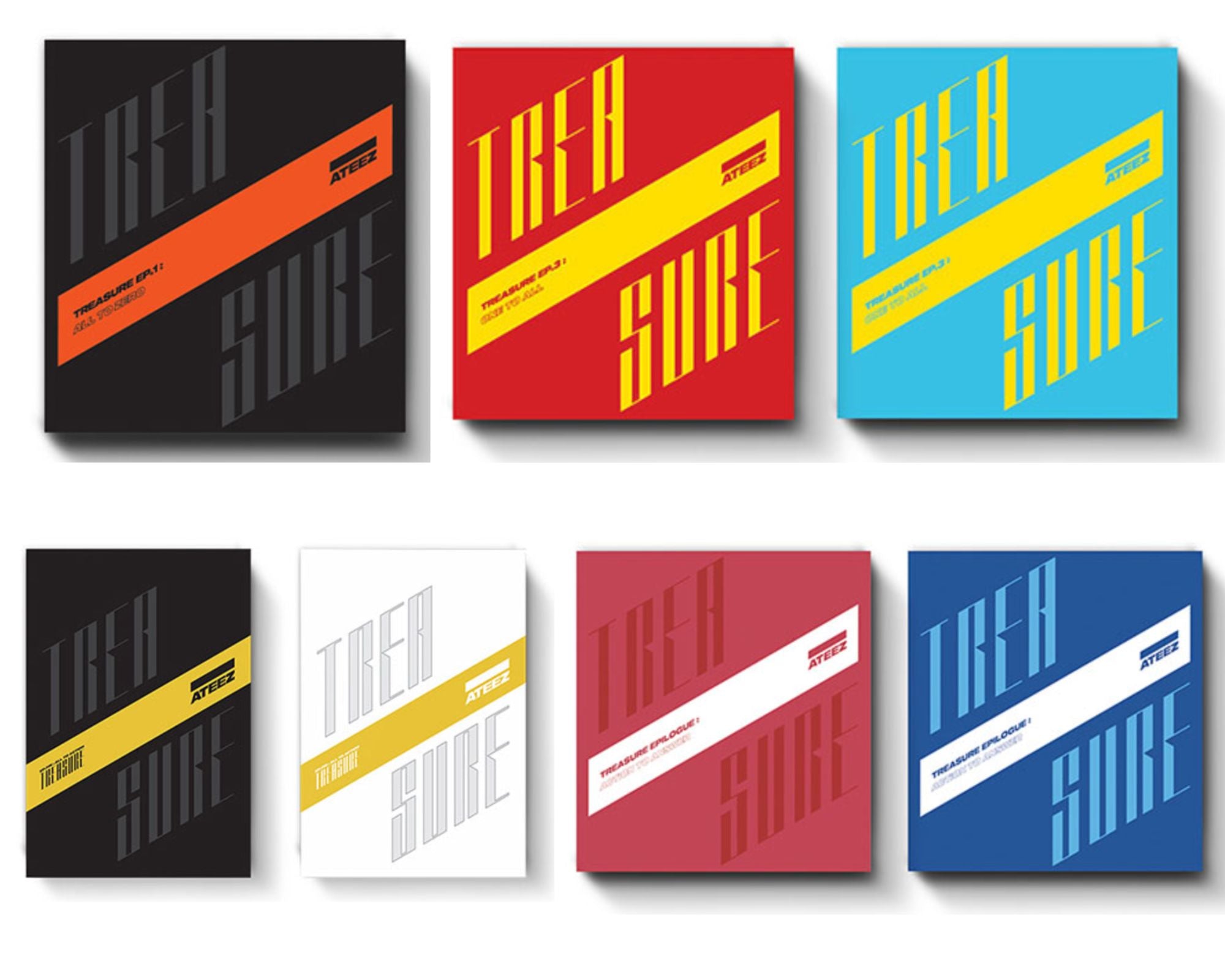 ATEEZ TREASURE EP Meta Album (Platform Version) Kpop Omo