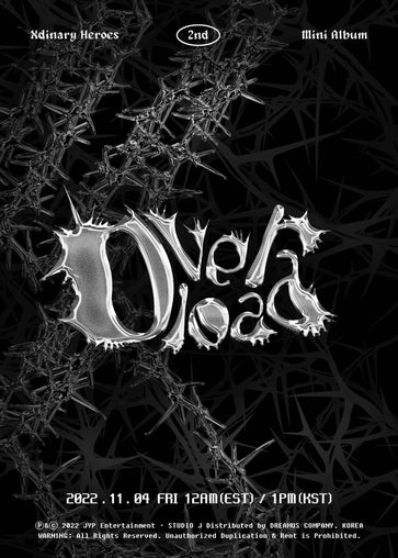 Xdinary Heroes　CD⑴ XDINARY HEROES - XDINARY HEROES OVERLOAD 2nd Mini Album (A + B + C