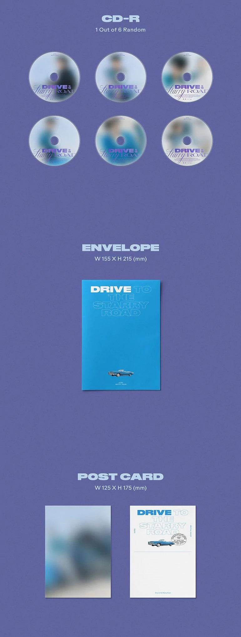 ASTRO 3rd Album - Drive to the Starry Road - Kpop Omo