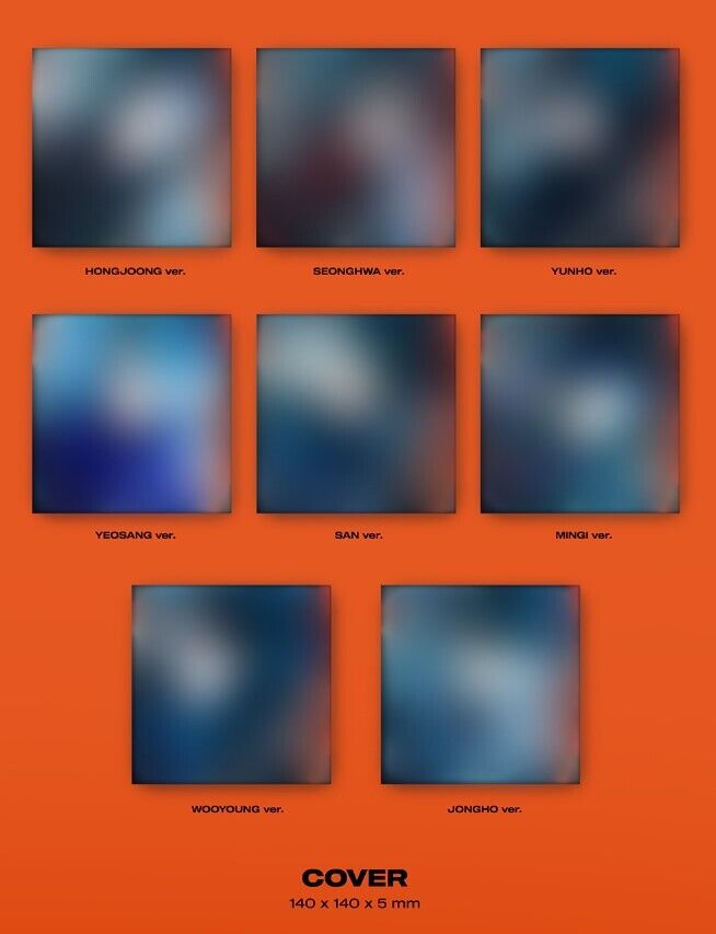 ATEEZ KOREAN ALBUMS Template  Album, Album covers, Photocard