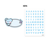 BTS x BT21 MININI ACRYLIC PIN BADGE STICKER