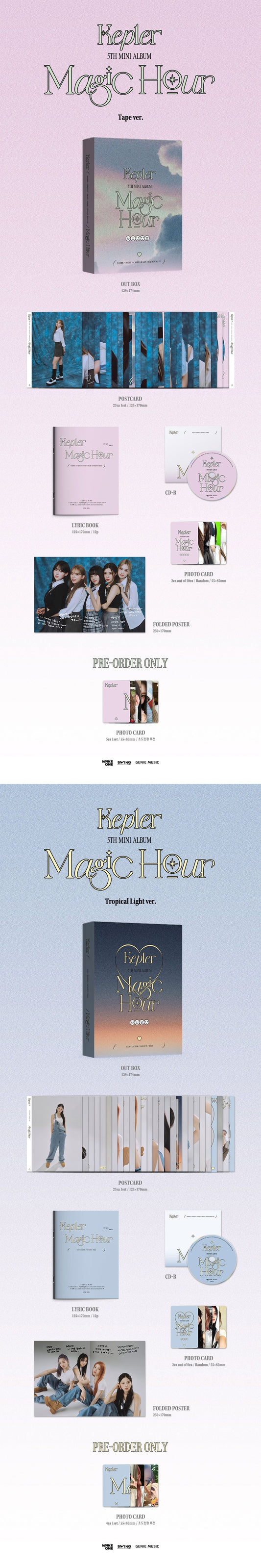 KEP1ER 5TH MINI ALBUM - MAGIC HOUR (UNIT VER.)