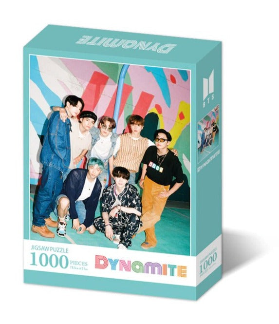 Official BTS Dynamite Goods - Jigsaw Puzzle 1000 Piece - Kpop Omo