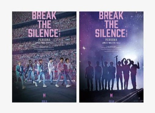 Official BTS BREAK THE SILENCE Goods - Poster Set - Kpop Omo