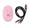 Official BTS x BT21 Baby Multi Cable Pouch Set - Kpop Omo