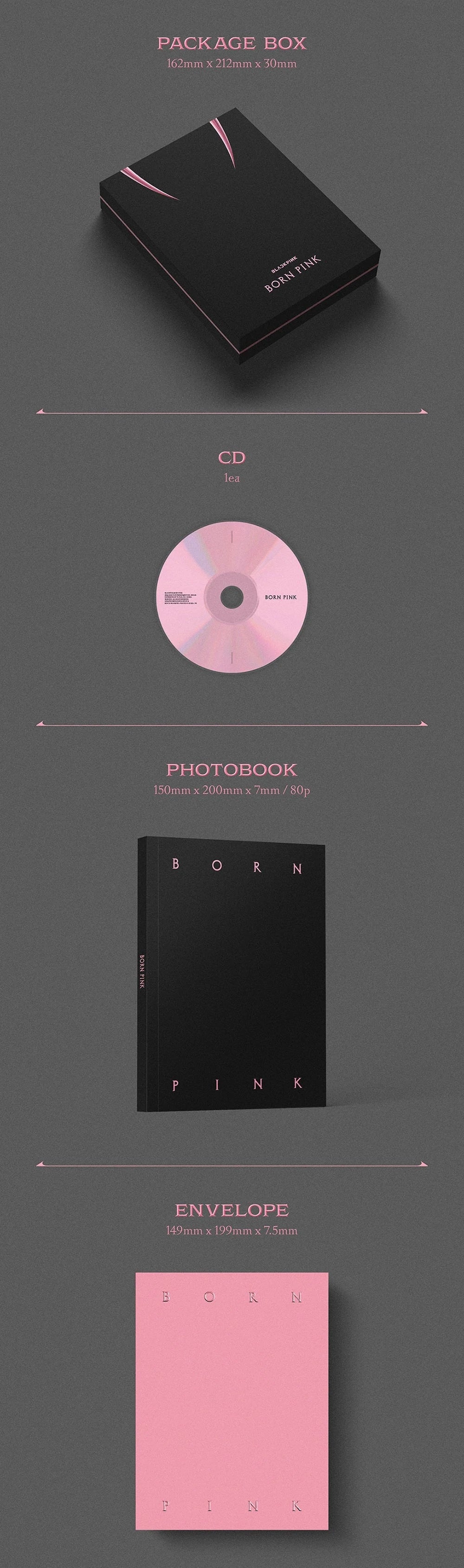 BLACKPINK 2nd Full Album - Born Pink (Box Set Ver) – Kpop Omo