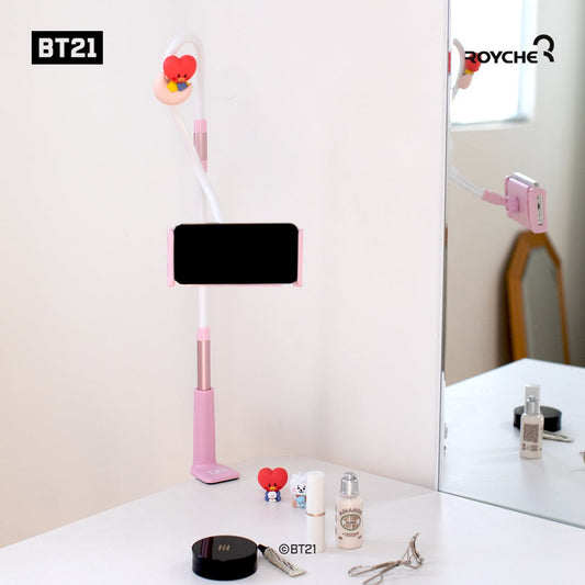 BTS x BT21 BABY GOOSENECK PHONE HOLDER - Kpop Omo