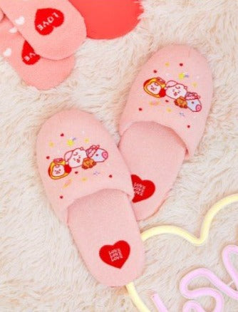 BTS x BT21 Baby Party Night Slipper - Kpop Omo